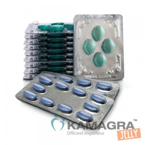 10 Strippen Kamagra + 20 Blauwe Erectiepillen